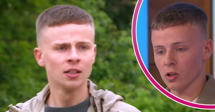 Samson Dingle has left Emmerdale - composite pic of him and actor Sam Hall (Credit: ITV/Comp ED!)