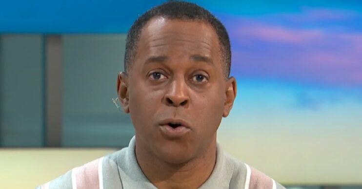Andi Peters speaking on Good Morning Britain