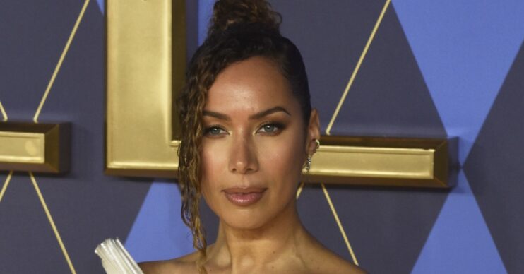 Leona Lewis posing at movie premiere