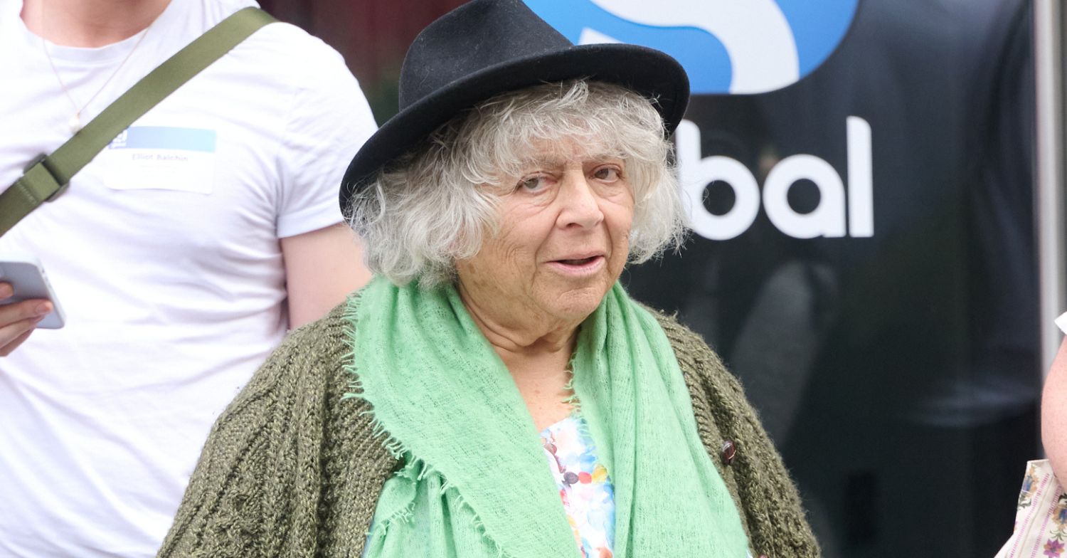 Miriam Margolyes smiling