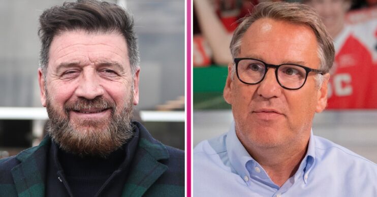 Nick Knowles and Paul Merson in ED composite