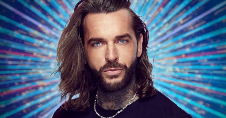 Pete Wicks pouts