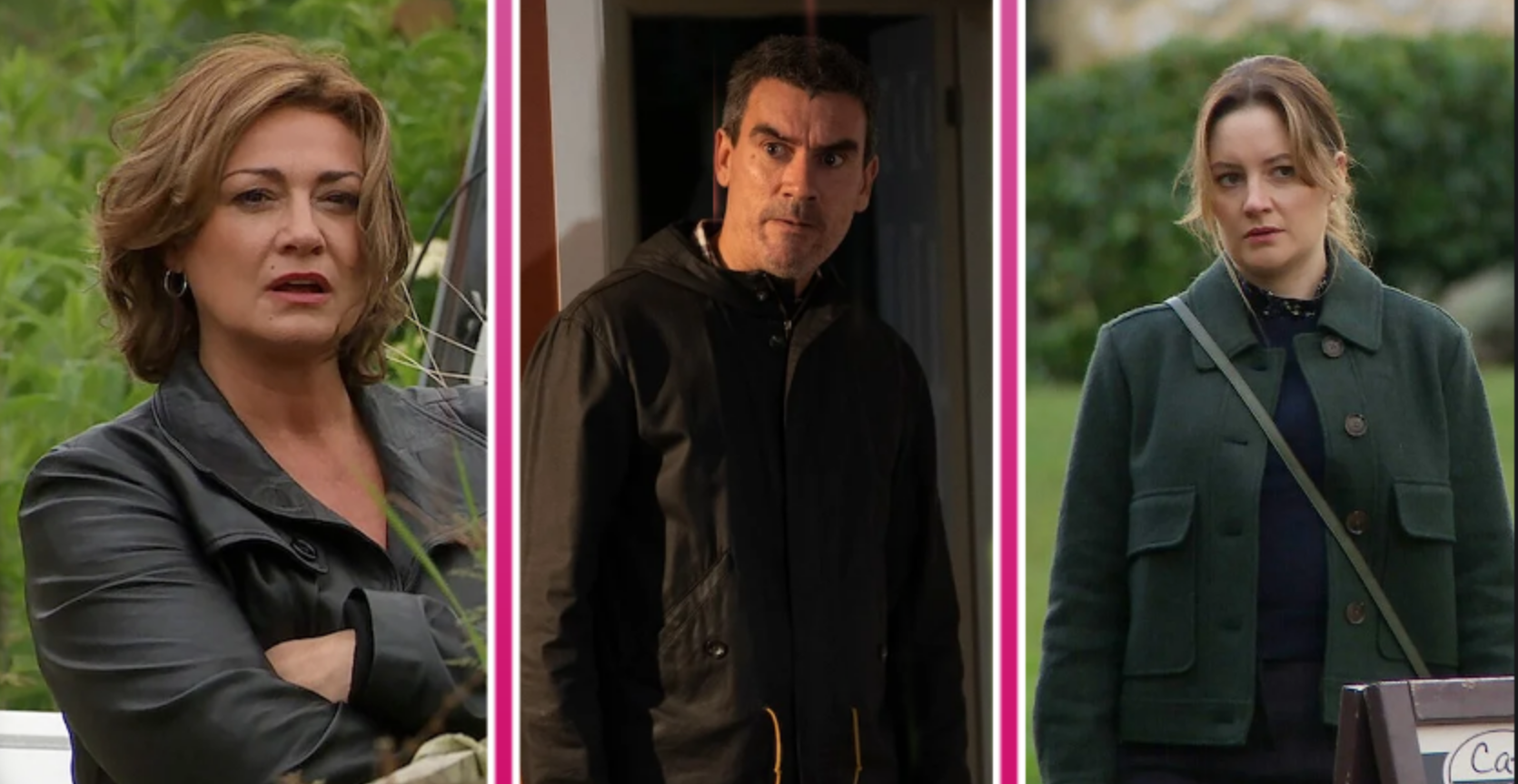 Emmerdale composite image of Moira Cain and Ella (Credit: ITV/Comp ED!)