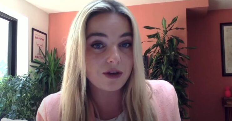 Sian Welby looks serious on This Morning today