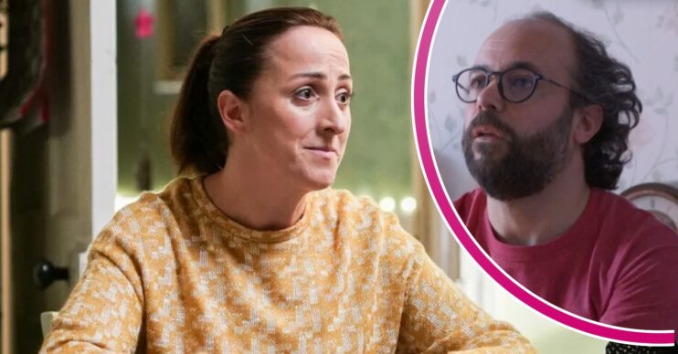 Sonia looks sympathetic on EastEnders; inset; Reiss (Credit: BBC/Composite: ED!)