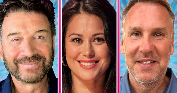Nick Knowles, Sam Quek and Paul Merson in Strictly 2024 promo pics
