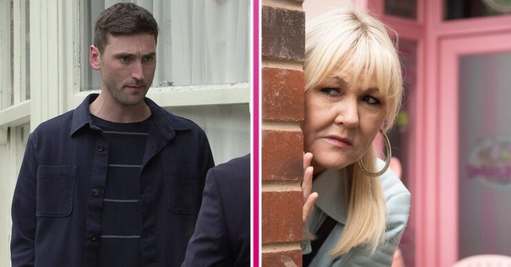 Beth and Kit serious Coronation Street
