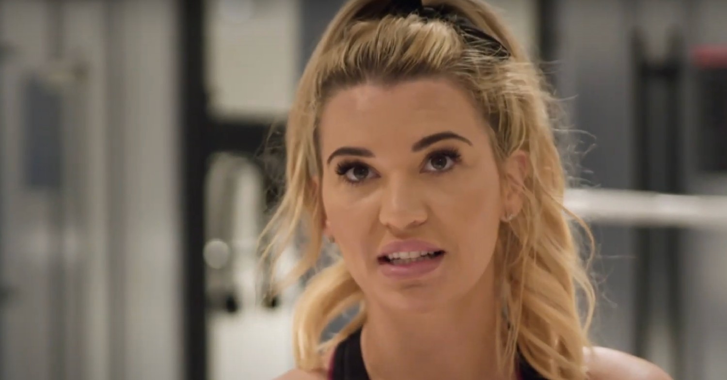 Christine McGuinness looking at the camera
