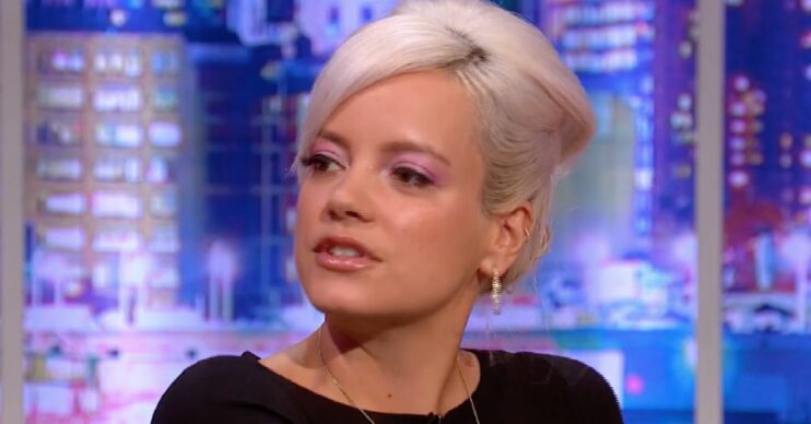 Lily Allen talking