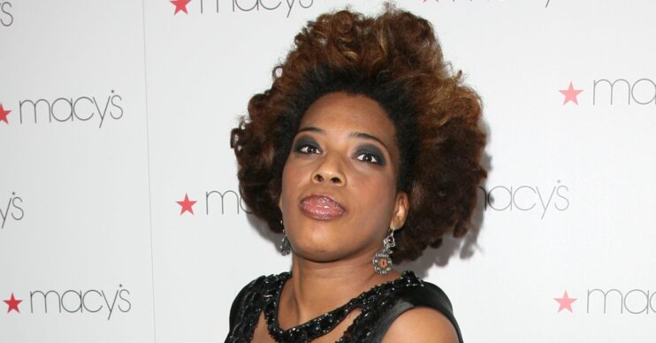Macy Gray frowning
