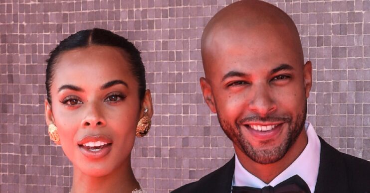 Rochelle and Marvin Humes smiling