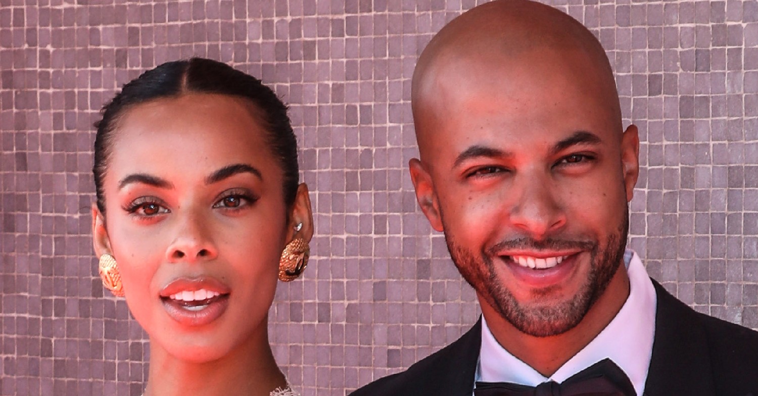 Rochelle and Marvin Humes smiling