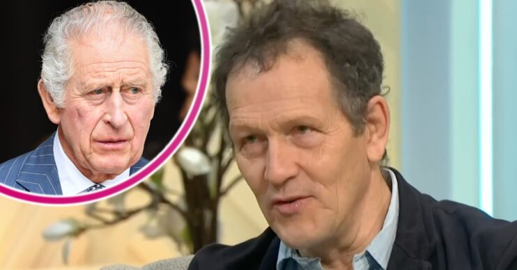 King Charles and Monty Don