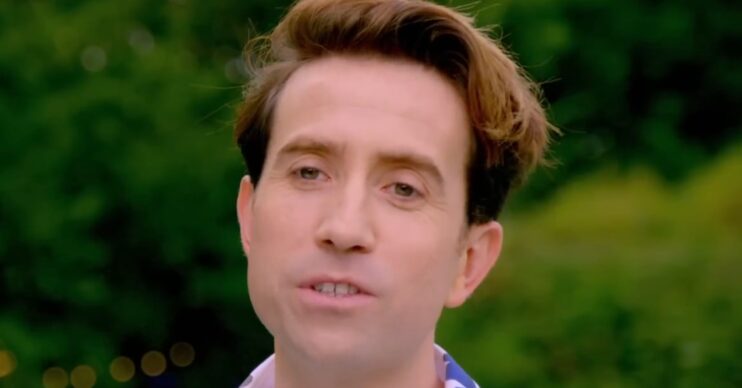 Nick Grimshaw talking