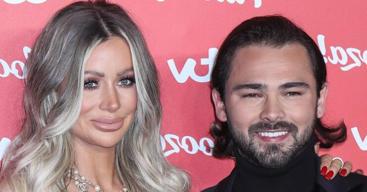 Olivia Attwood smiling beside Bradley Dack