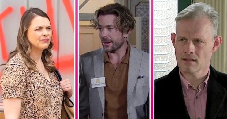 Nick, Tracy and Rowan Coronation Street