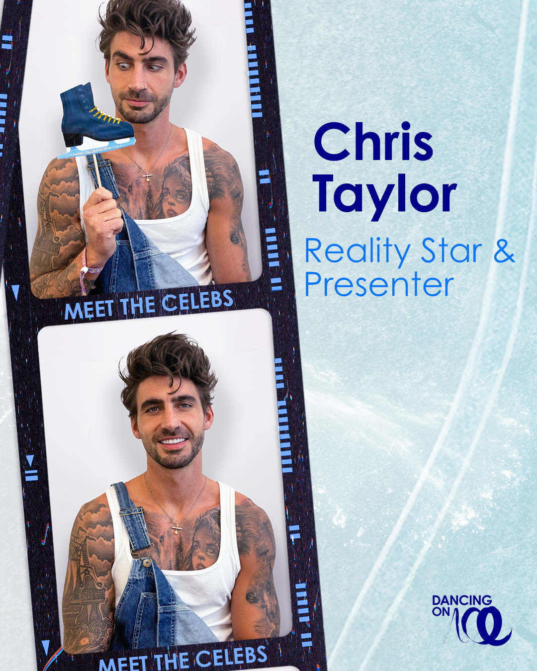 Chris Taylor in his Dancing On Ice headshot