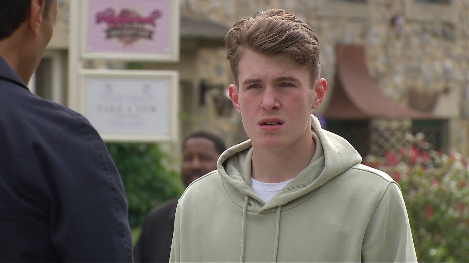 Arthur is talking to Jai outside in Emmerdale spoilers