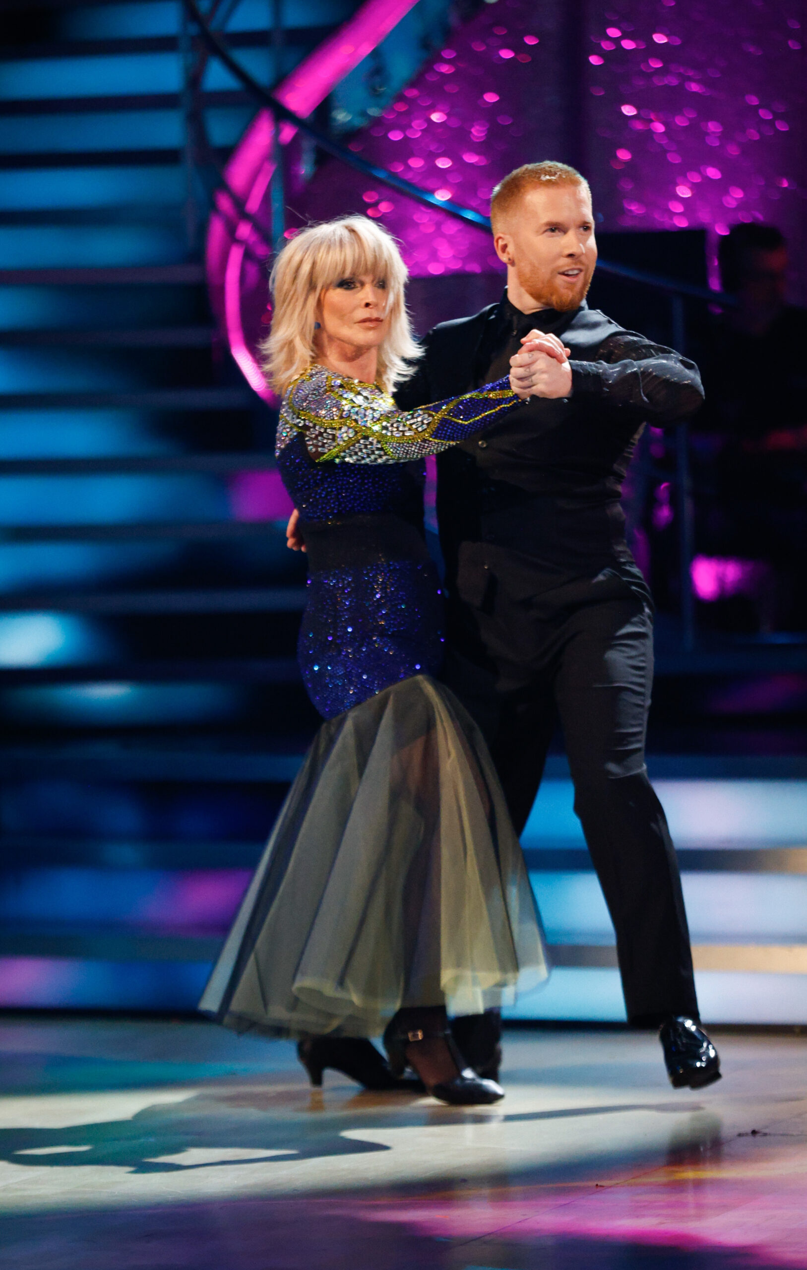Toyah Willcox dancing with Neil Jones on Strictly