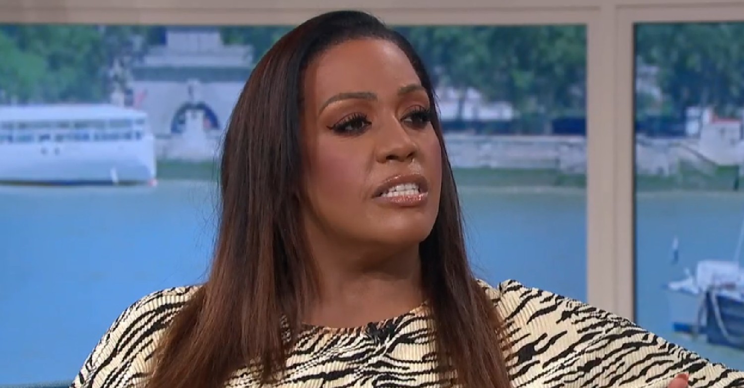 Alison Hammond talking on This Morning