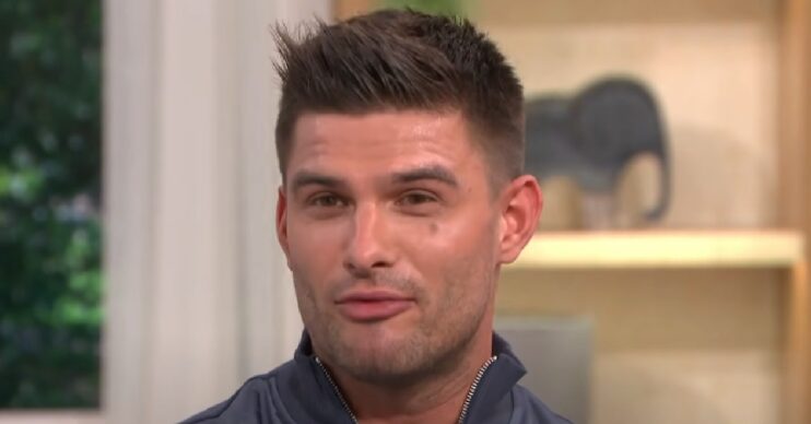Strictly star Aljaz Skorjanec speaking on This Morning