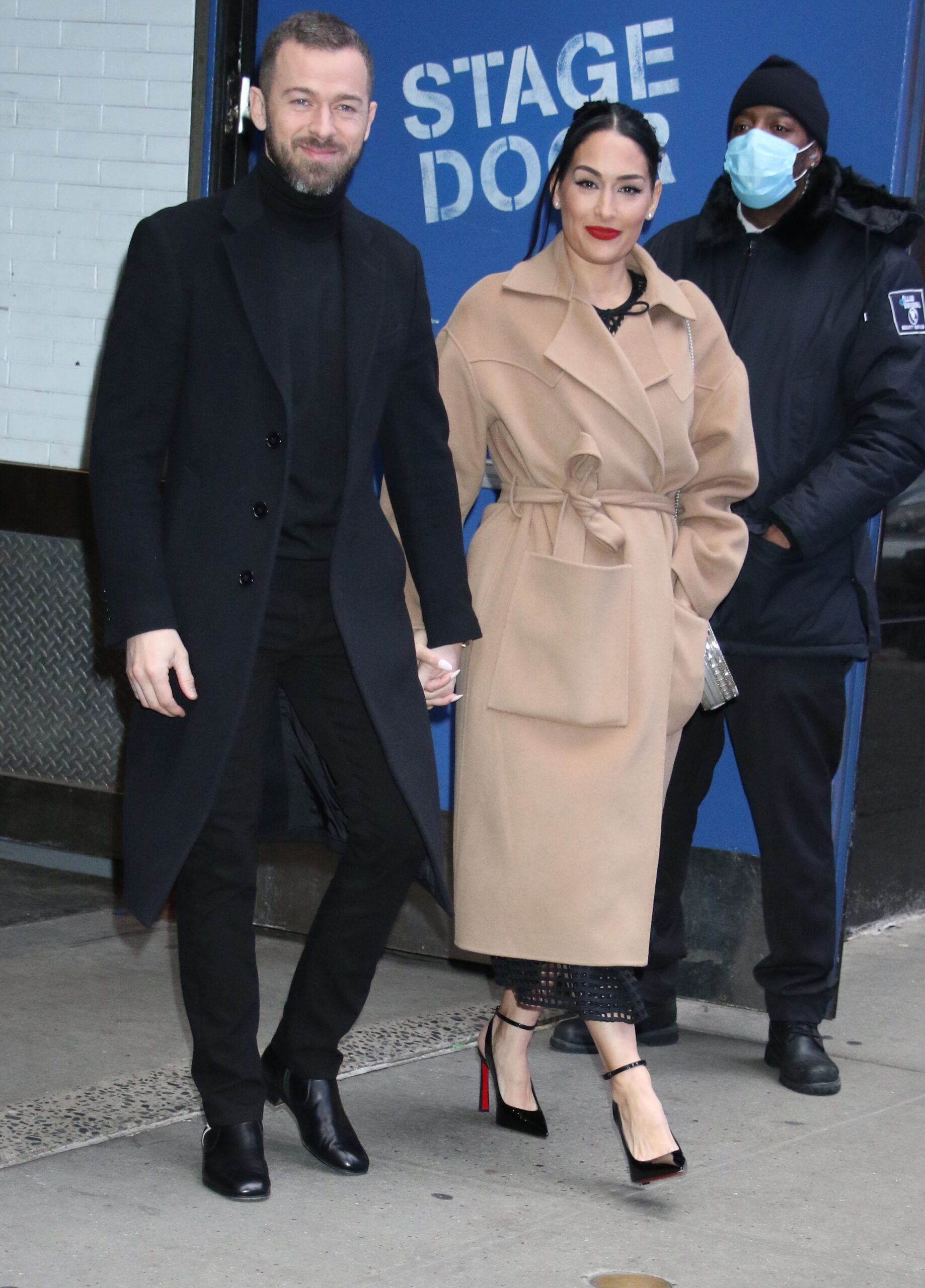 Artem Chigvintsev and wife Nikki Bella at event 