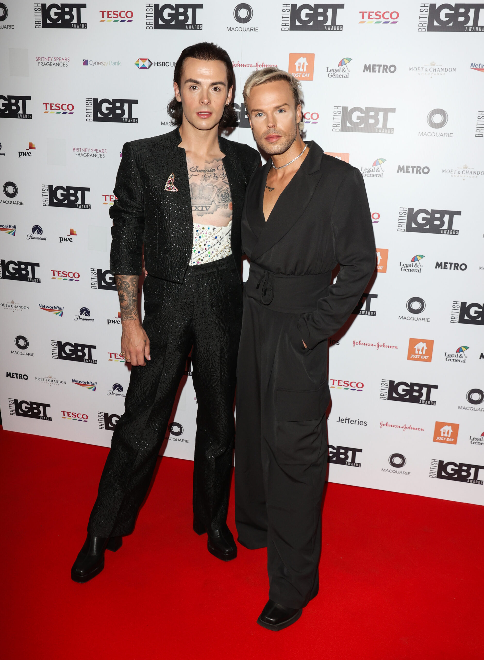 Jaymi Hensley and Olly Marmon on the red carpet