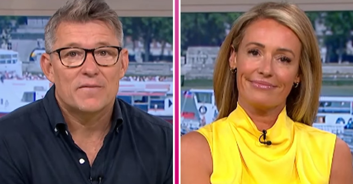 Ben Shephard and Cat Deeley hosting This Morning today