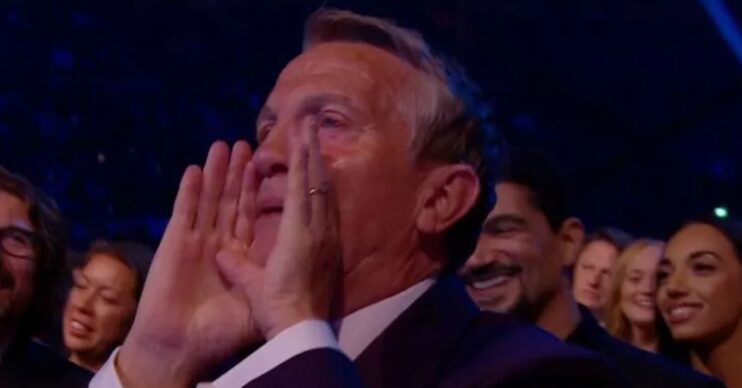 Bradley Walsh shouting at Ant and Dec