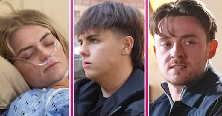Coronation Street's Bethany, Mason, Joel
