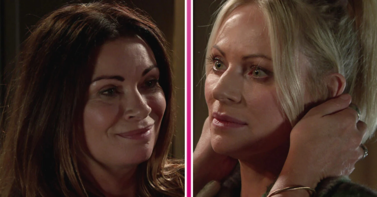 Carla and Lisa in Coronation Street.