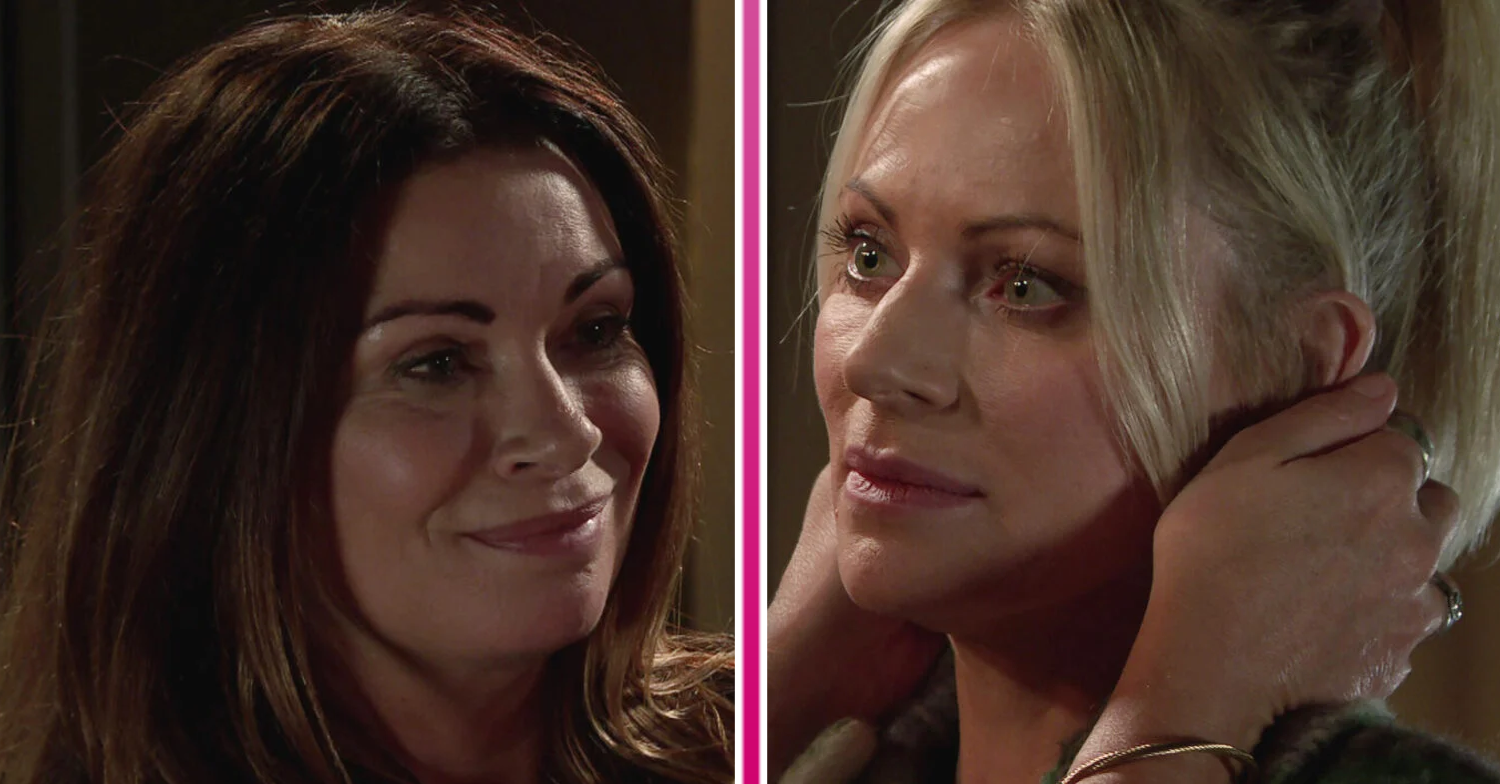 Carla and Lisa in Coronation Street.