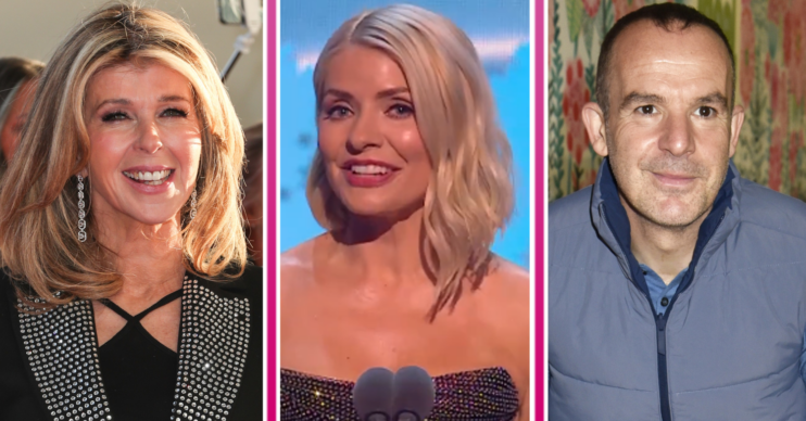Celebs Kate Garraway, Holly Willoughby and Martin Lewis