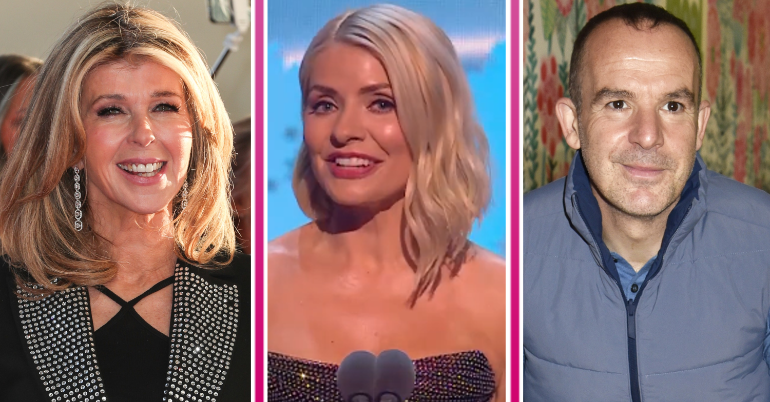 Celebs Kate Garraway, Holly Willoughby and Martin Lewis