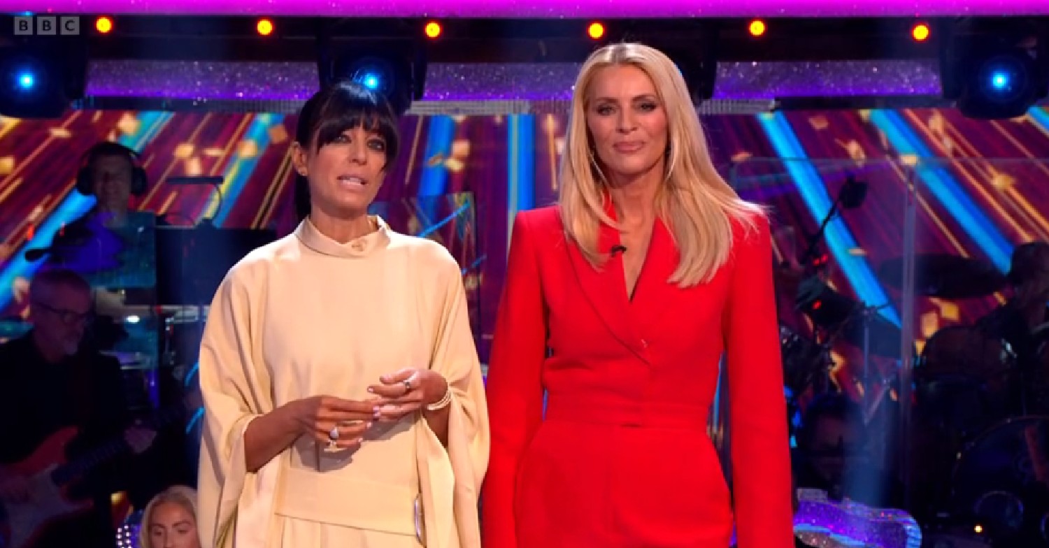 Claudia Winkleman and Tess Daly presenting Strictly 2024