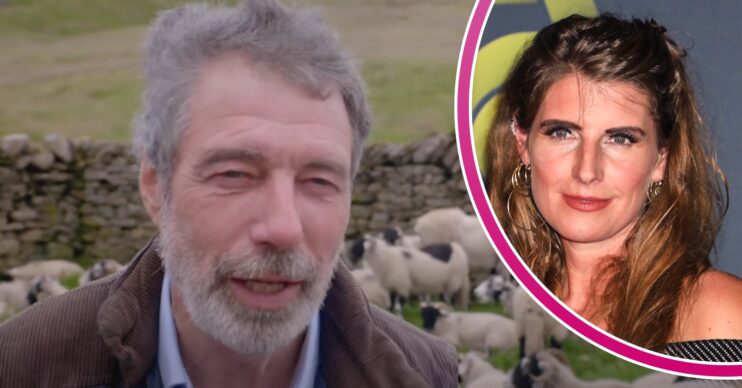 Clive Owen on Our Yorkshire Farm and Amanda Owen smiling at Channel 5 event