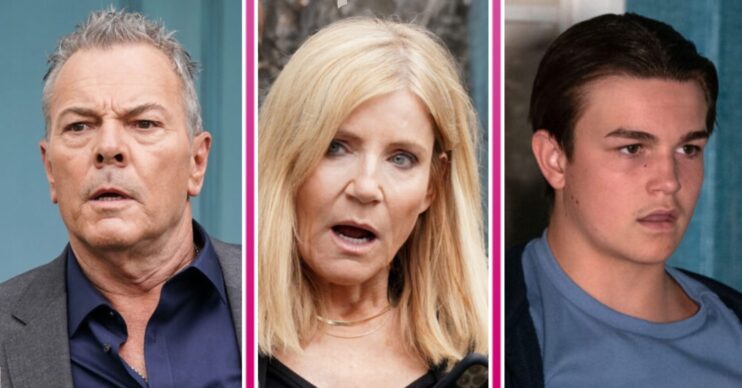 EastEnders' David, Cindy, Tommy