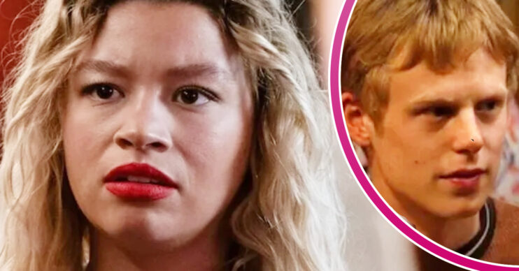 EastEnders' Anna, and in a bubble is Bobby Beale