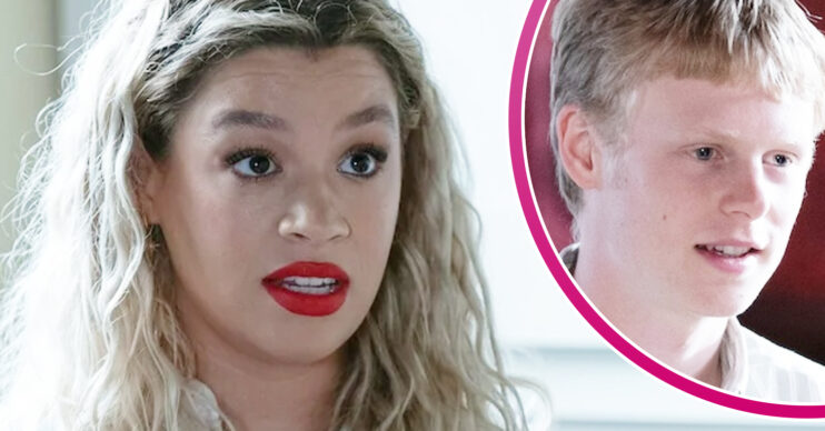EastEnders' Anna, and in a bubble is Bobby Beale