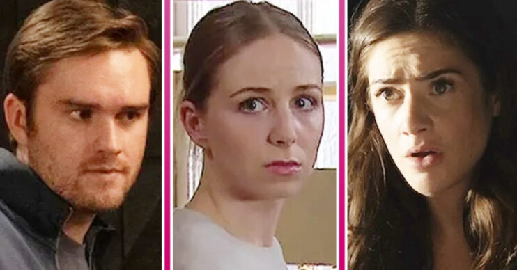 Emmerdale's Tom, Belle, Victoria