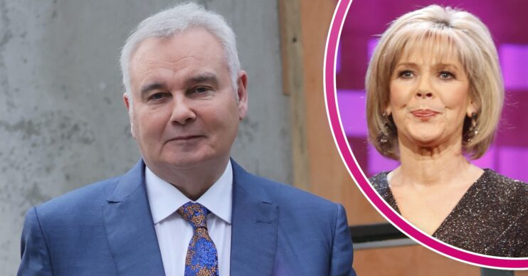 Eamonn Holmes outside TV studios and Ruth Langsford at event