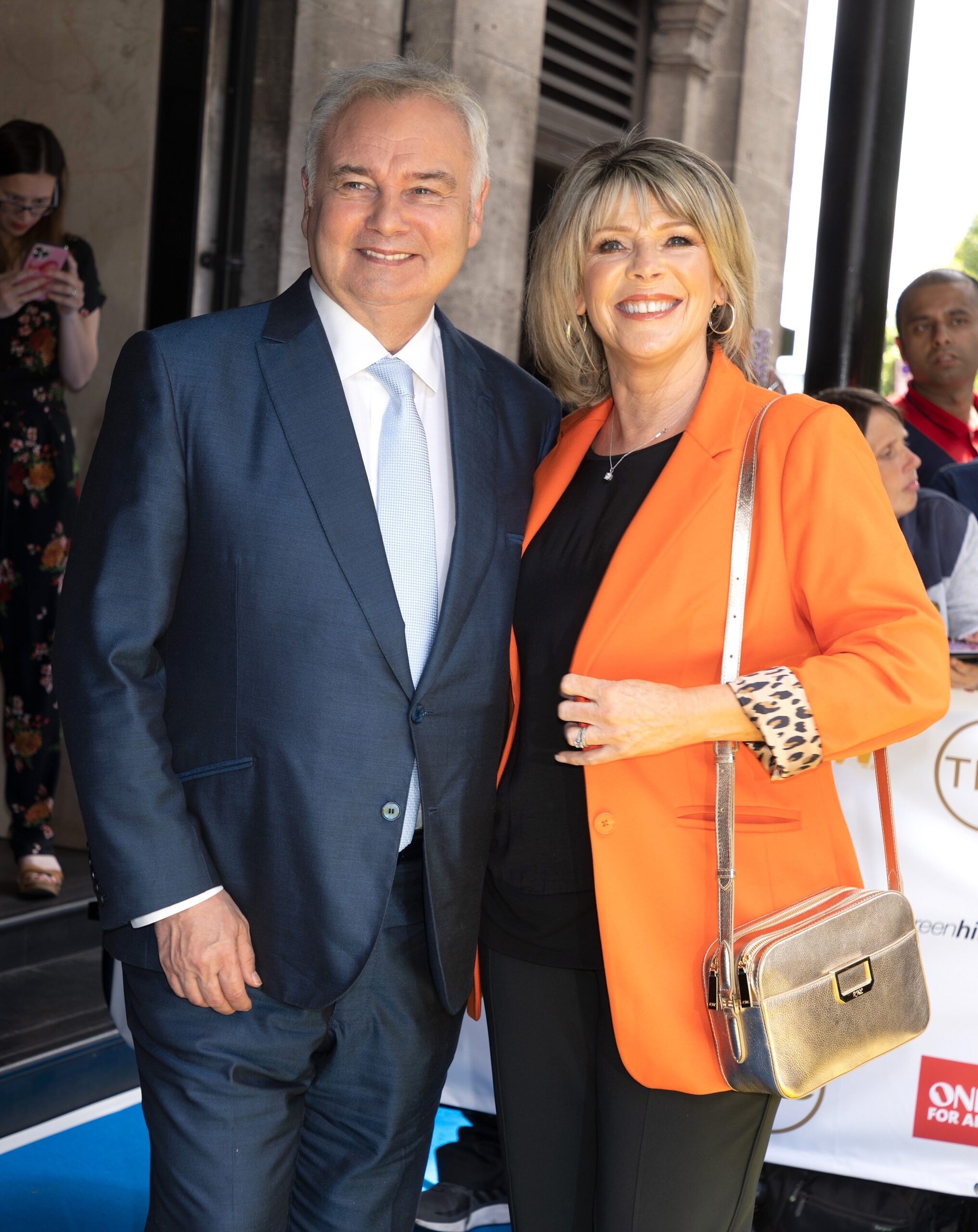 Eamonn Holmes and Ruth Langsford smiling at the TRIC Awards