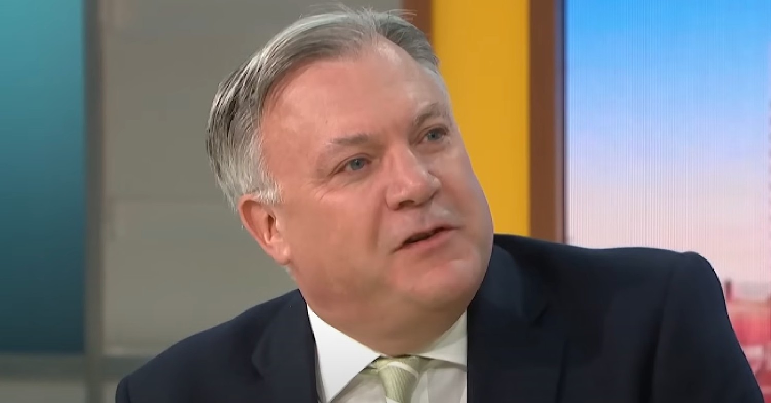 Ed Balls speaking on GMB