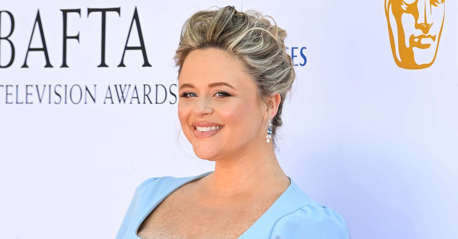Emily Atack on the red carpet
