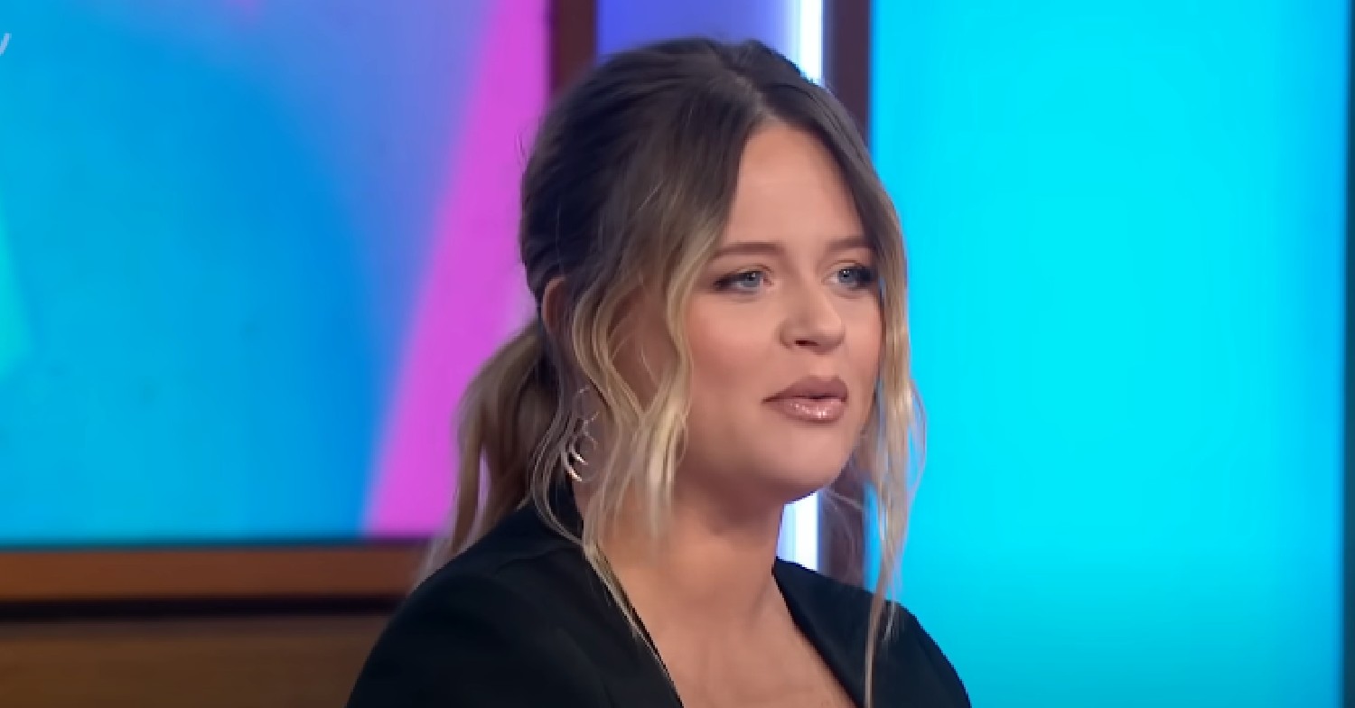 Emily Atack talking on Loose Women
