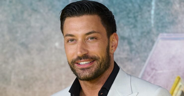 Strictly star Giovanni Pernice smiling at movie premiere
