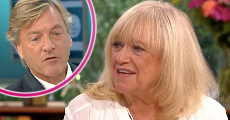 Richard Madeley and Judy Finnigan looking serious
