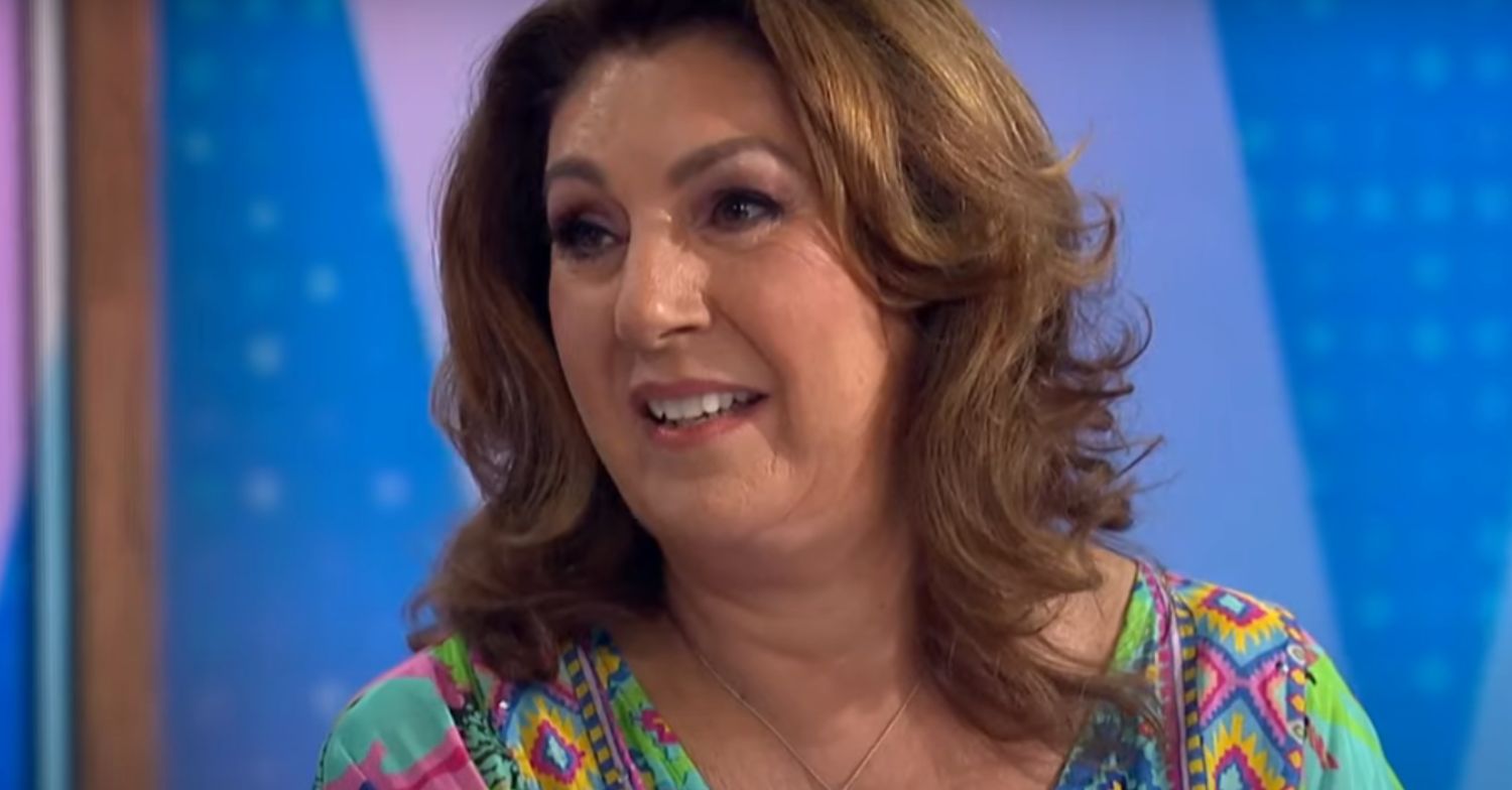 Jane McDonald smiling on Loose Women