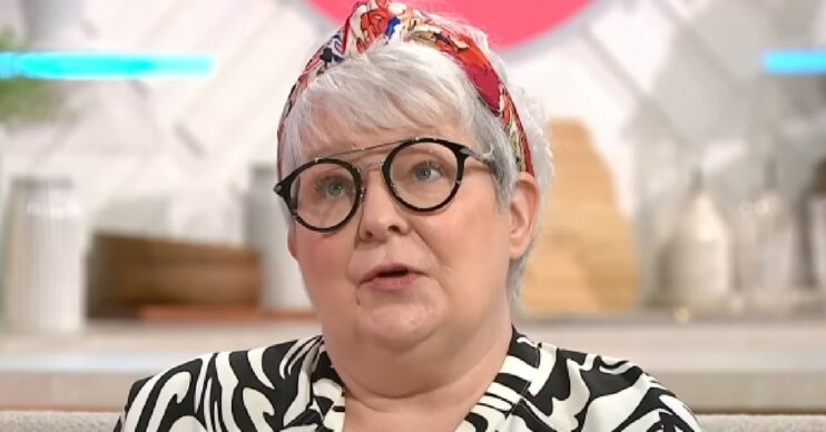 Janey Godley speaking on Lorraine
