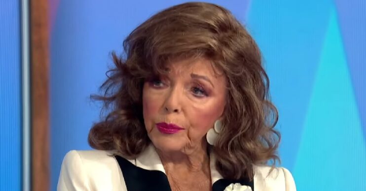 Joan Collins speaking on Loose Women